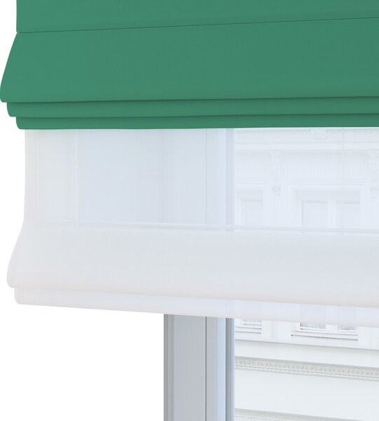 Voile and fabric roman blind (DUO II)