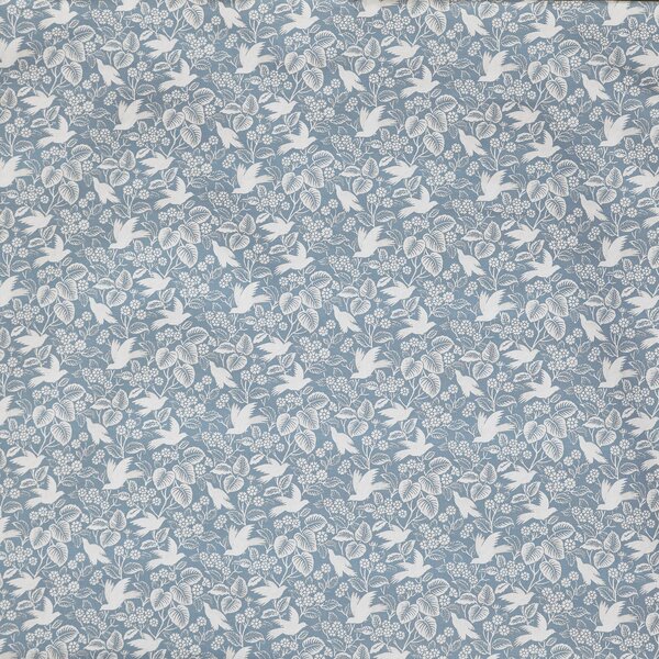 Prestigious Textiles Hollies Printed Fabric Cornflower