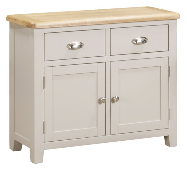 Waldorf Wooden Sideboard With 2 Doors 2 Drawers - Oyster Grey