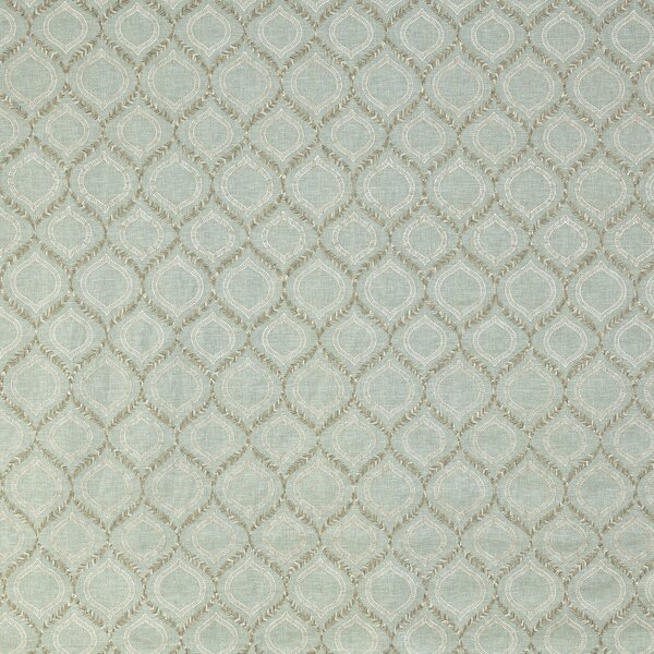 Prestigious Textiles Powell Embroidered Fabric Willow