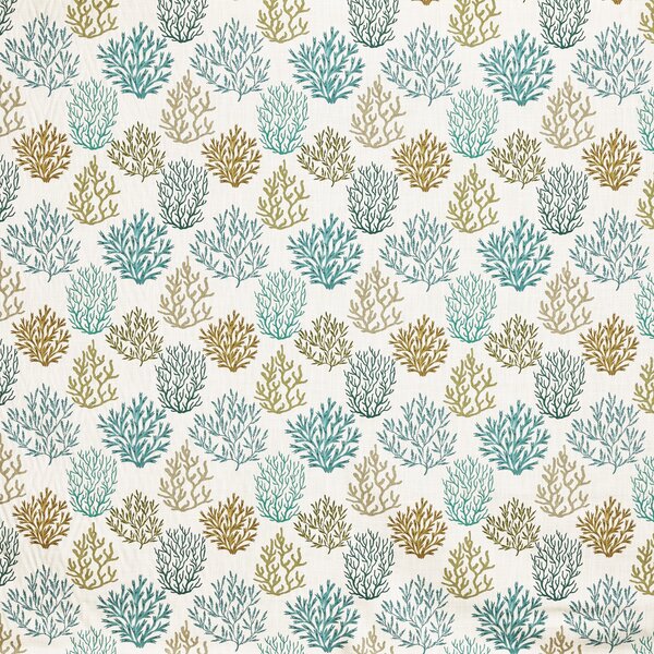 Prestigious Textiles Fistral Printed Fabric Aqua