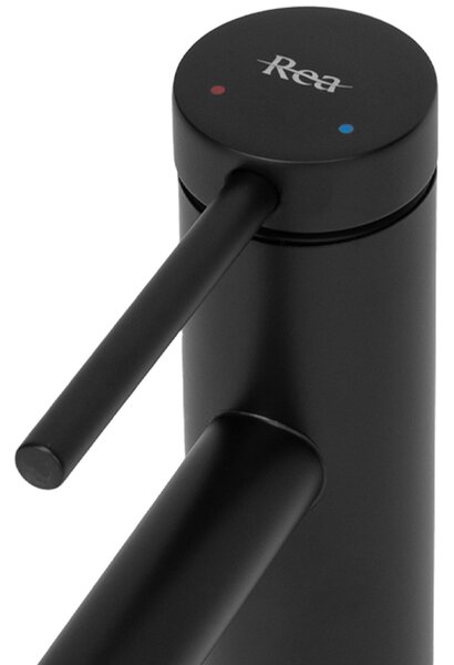 Bathroom faucet Rea Foss BLACK Matt High
