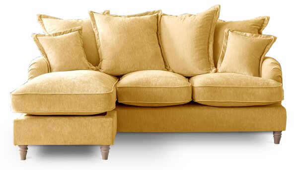 Rupert Pillow Back Chaise Sofa | 8 Colours | Made in UK | Roseland