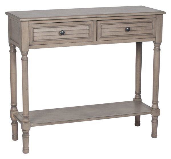 Pacific Ashwell Rectangle Console Table, Taupe Painted Pine