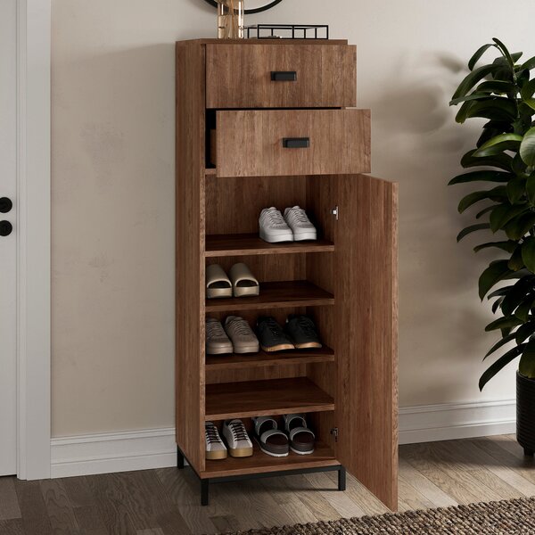 Fulton Tall Shoe Storage Cabinet