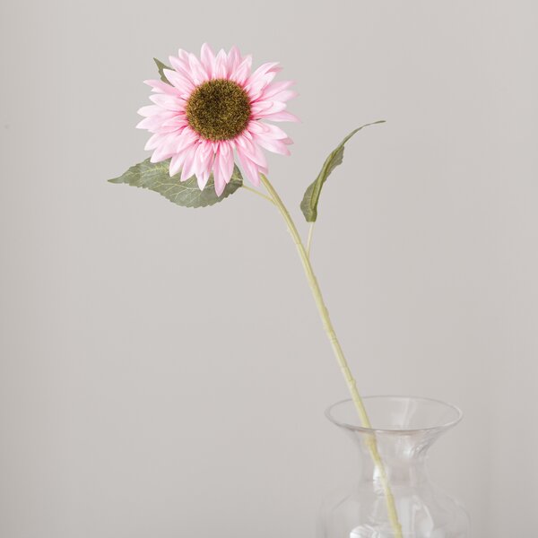 Artificial Pink Sunflower Stem