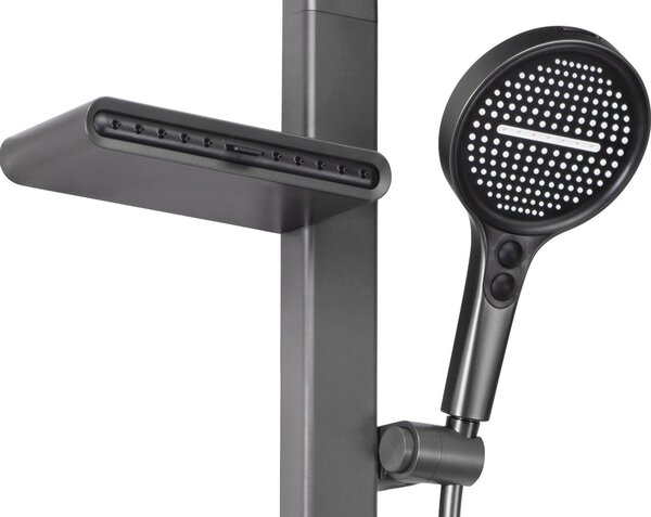 Shower set REA Karl Titanium
