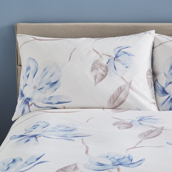 Lois Floral 144 Thread Count Reversible Duvet Cover & Pillowcase Set