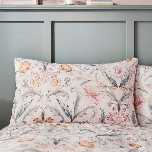 Imi Tulip Floral 144 Thread Count Cotton Duvet Cover & Pillowcase Set