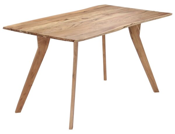 Dining Table 140x80x76 cm Solid Acacia Wood