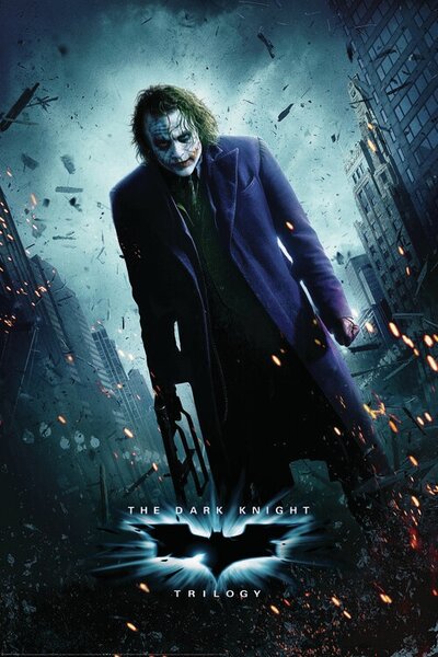 Art Poster The Dark Knight Trilogy - Joker, (26.7 x 40 cm)