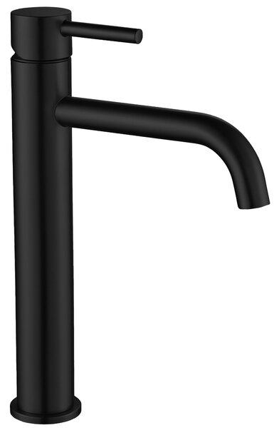 Bathroom faucet Rea Lungo Black High