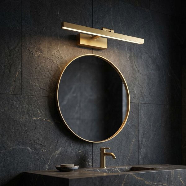 Bathroom LED wall sconce APP1864-1W 60 cm BRUSH GOLD