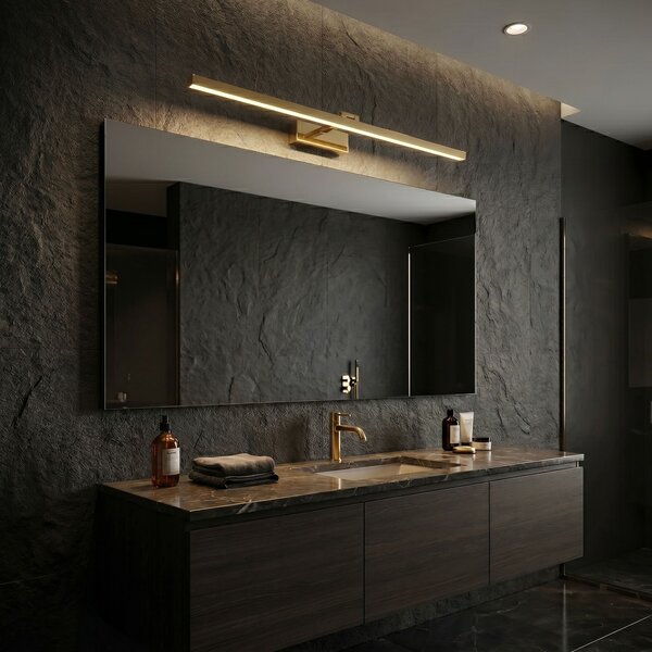 Bathroom LED wall sconce APP1862-1W 80 cm GOLD