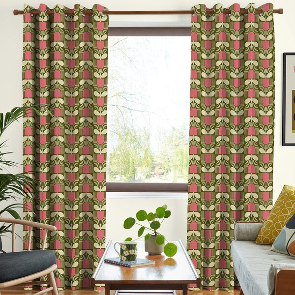 Orla Kiely Striped Tulip Made To Measure Curtains Pickel
