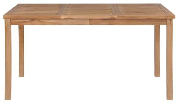 Garden Table 150x90x77 cm Solid Teak Wood