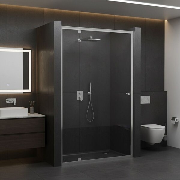 Shower door Rea Primo Swing 80 Chrome