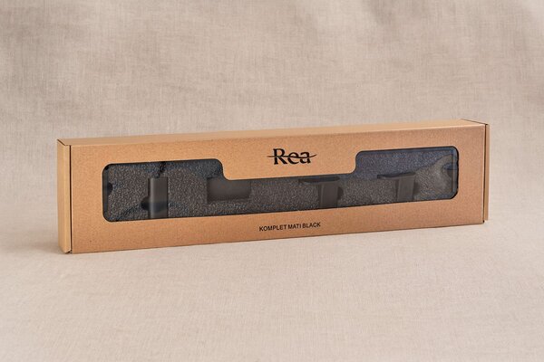 Bathroom Accessories Set Mati Black 4 Pieces