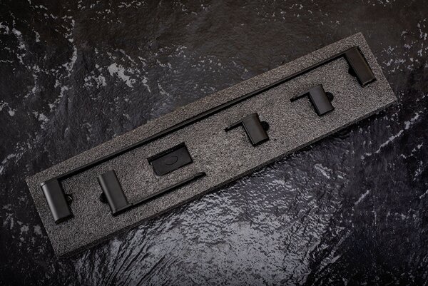 Bathroom Accessories Set Mati Black 4 Pieces