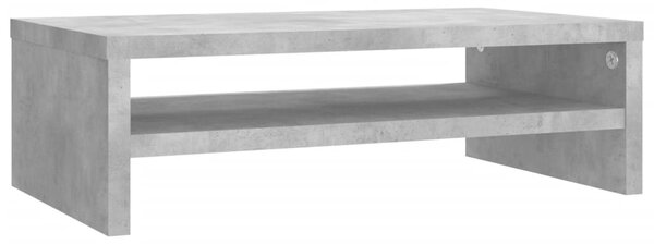 Monitor Stand Concrete Grey 42x24x13 cm Engineered Wood