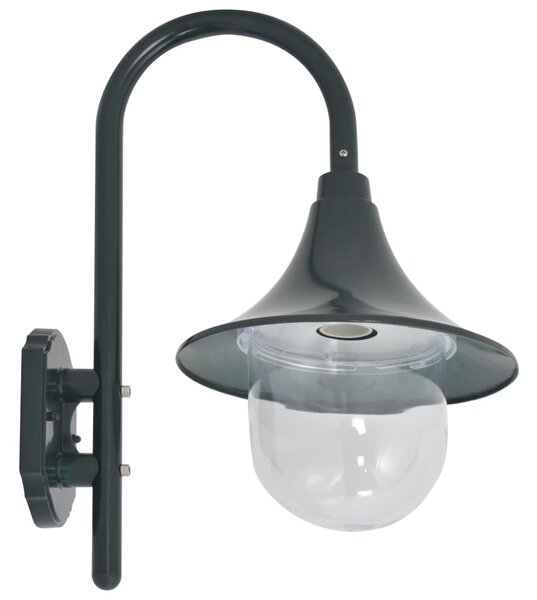 Garden Wall Lamp E27 42 cm Aluminium Dark Green