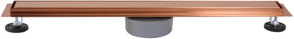 Linear drainage REA Neox pro Brushed Copper 60