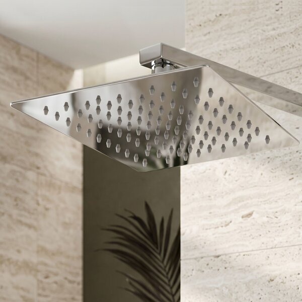 Square rain shower head REA JS-P015 25cm Chrome