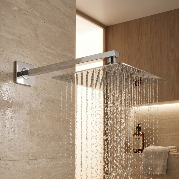 Square rain shower head REA JS-P015 25cm Chrome