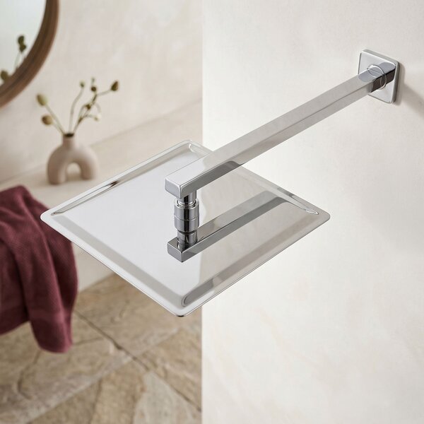 Square rain shower head REA JS-P015 25cm Chrome