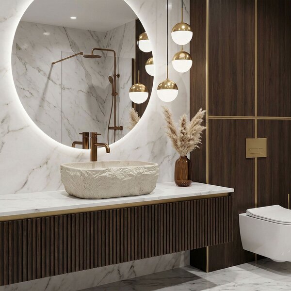 Countertop washbasin Rea Bianka