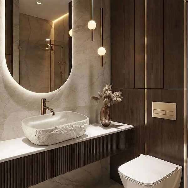 Countertop washbasin Rea Bianka