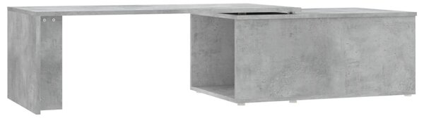 Coffee Table Concrete Grey 150x50x35 cm Engineered Wood