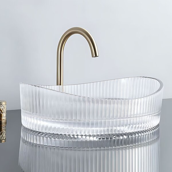 Countertop washbasin Rea Harper Transparent