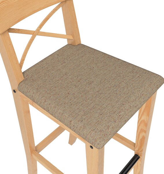 Cover for Ingolf bar chair with upholstered seat