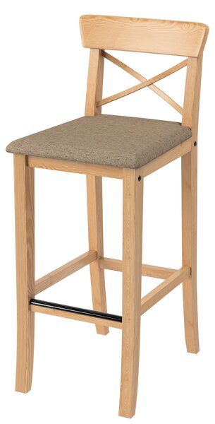 Cover for Ingolf bar chair with upholstered seat