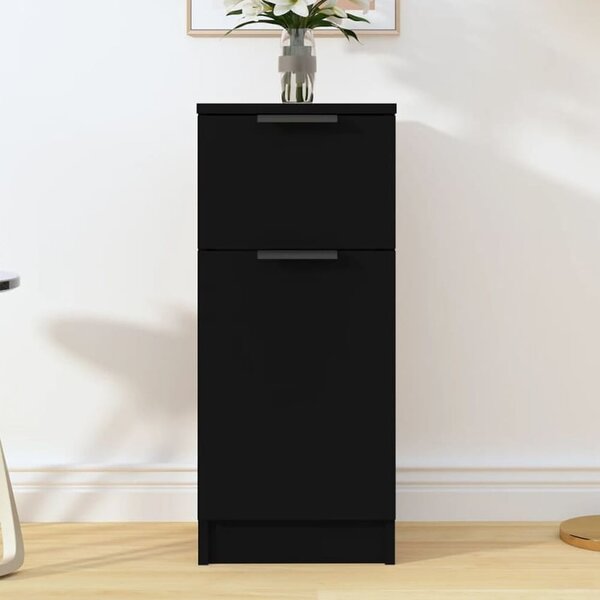 Baina Wooden Chest Of 3 Drawers - Black
