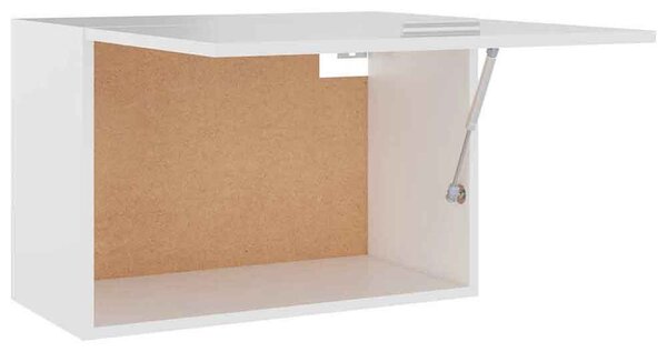 Baina Wall Hung Wooden Storage Cabinet With 1 Doors - White