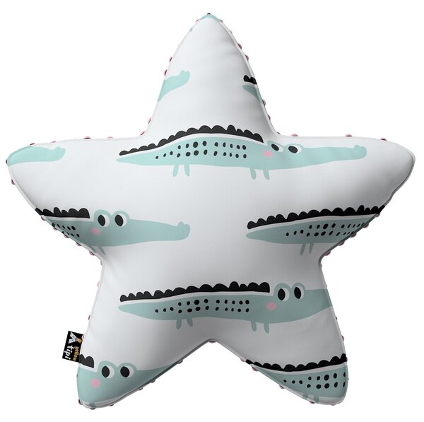 Lucky Star pillow with minky