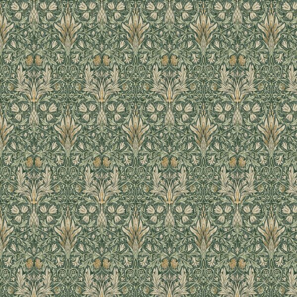 William Morris Snakeshead Digitally Printed Fabric Forest