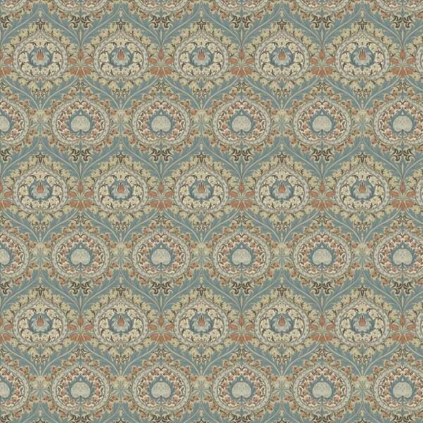 William Morris Eden Digitally Printed Fabric Azure