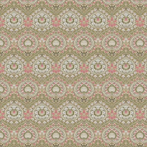 William Morris Eden Digitally Printed Fabric Rose