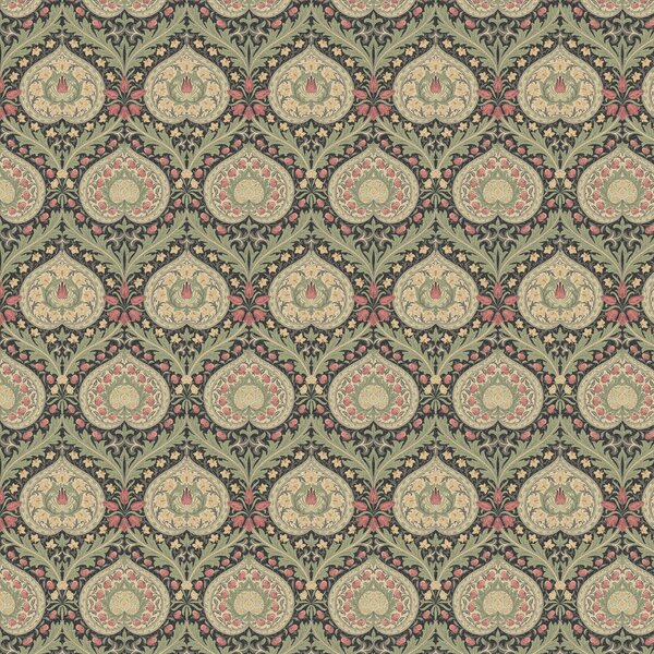 William Morris Eden Digitally Printed Fabric Midnight