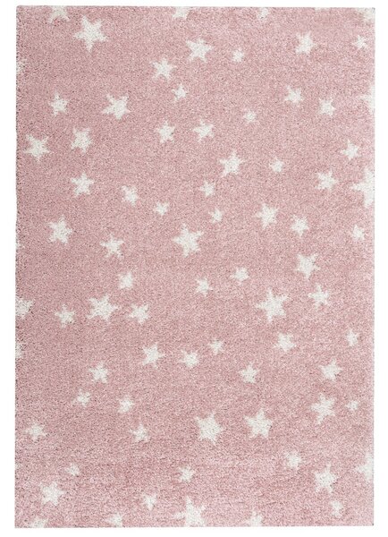Candy Stars rose rug 120x170 cm