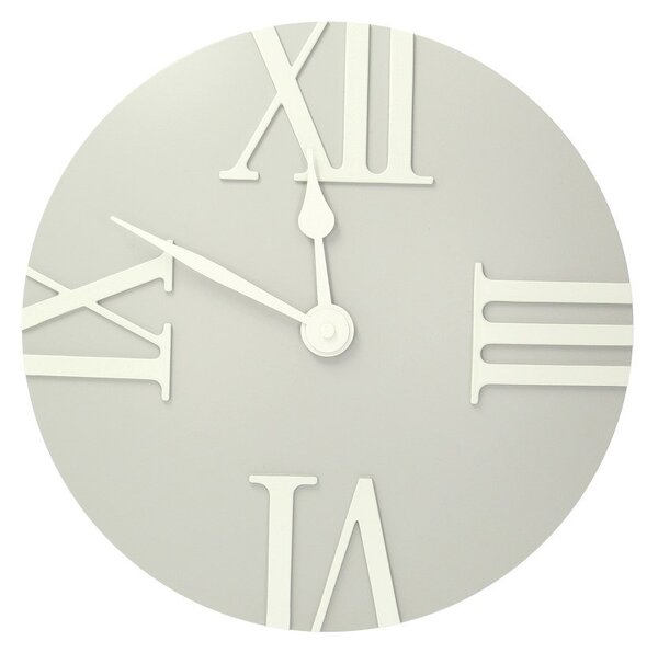 Retro grey clock
