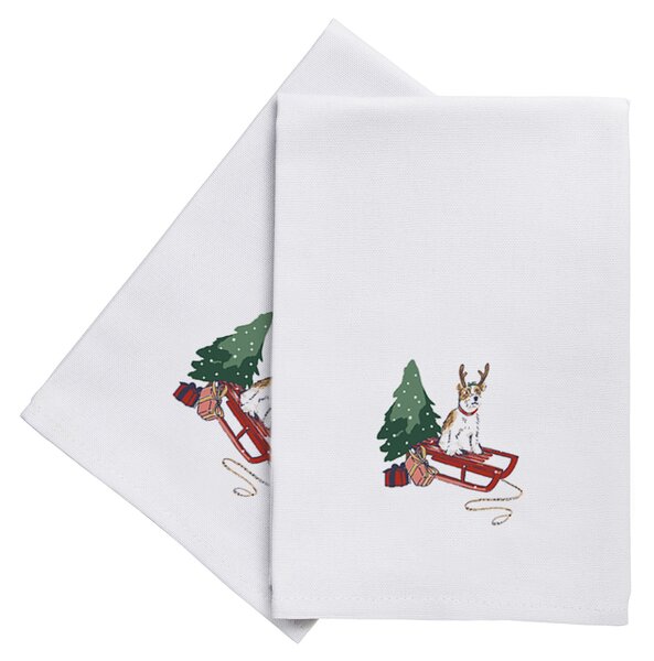 Ulster Weavers Merry Mutts Napkin Red