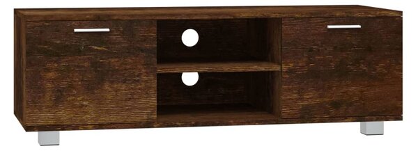 TV Cabinet Smoked Oak 120x40.5x35 cm Engineered Wood