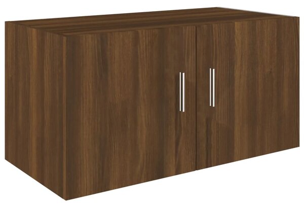 Wall Mounted Cabinet Brown Oak 80x39x40 cm Engineered Wood