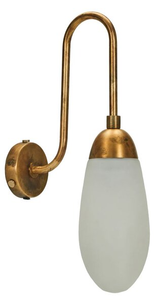 House Doctor Drop wall lamp Antique brass