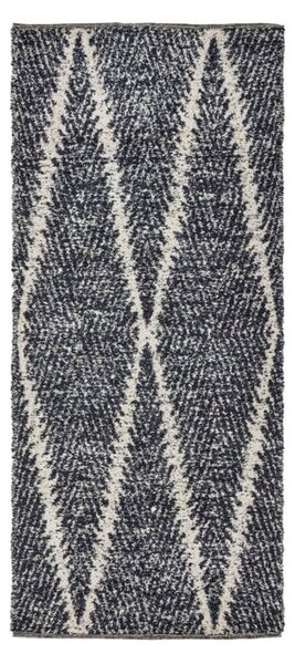 House Doctor Kin rug Black-off white, 90x200 cm