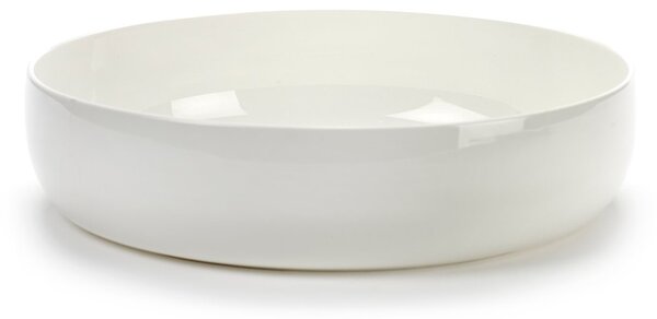 Serax Base serving bowl with low rim white 24 cm